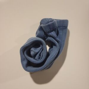 Condor Ribbed Tights In French Blue, Size 2